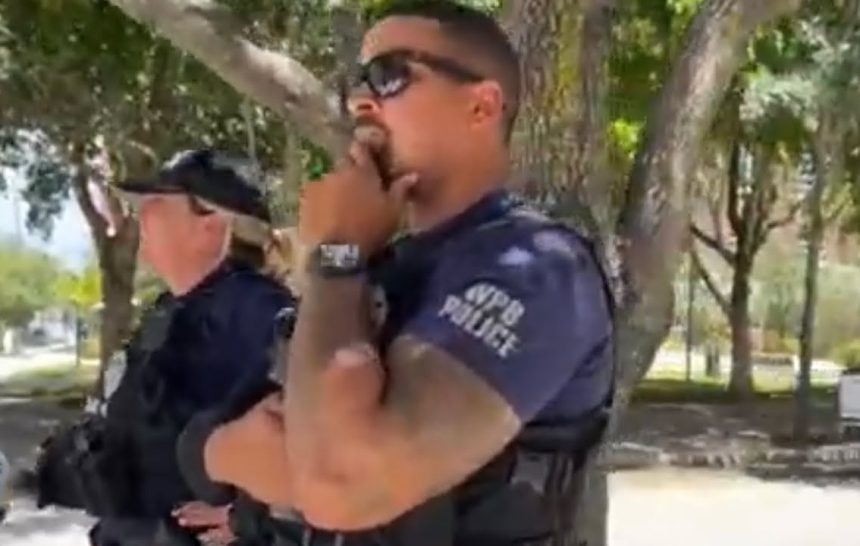 1673967327_maxresdefault.jpg You Need A Permit To Protest Now In West Palm? Not A Chance Officer