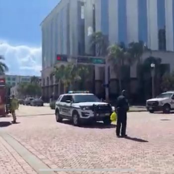 Emergency At The Court House Mass Evacuation