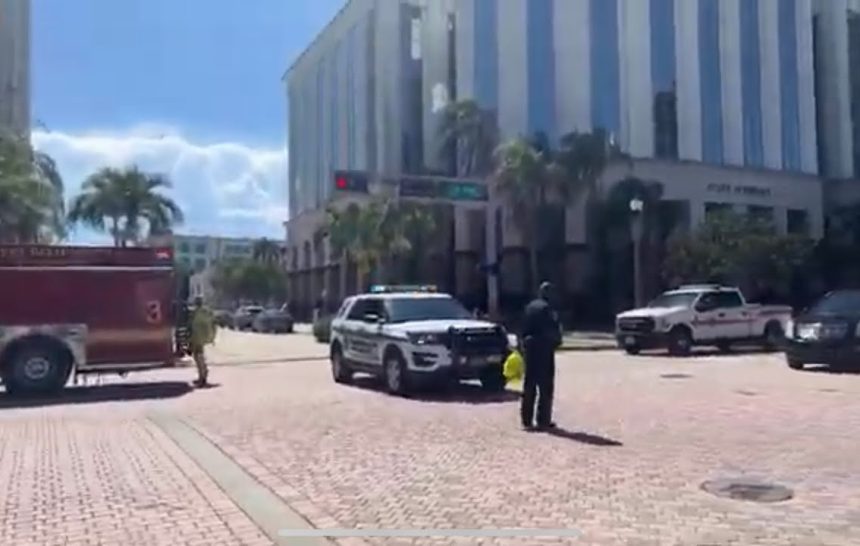 Emergency At The Court House Mass Evacuation