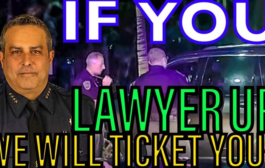 “He Has An Attorney, Now I Have To Ticket Him!” Man Lawyers Up At Traffic Stop Cop Don’t Like It!