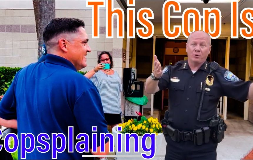 “Great Restraint If You Ask Me” Chief Pats Himself On The Back For Not Arresting Man For Feelings 😢