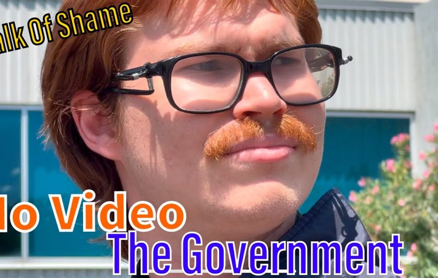 Security Guard On A Power Trip!!! “This Is For The Government No Video Allowed!”