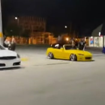 Underground Car Meet !! Corolla Does Donuts 🍩 💨