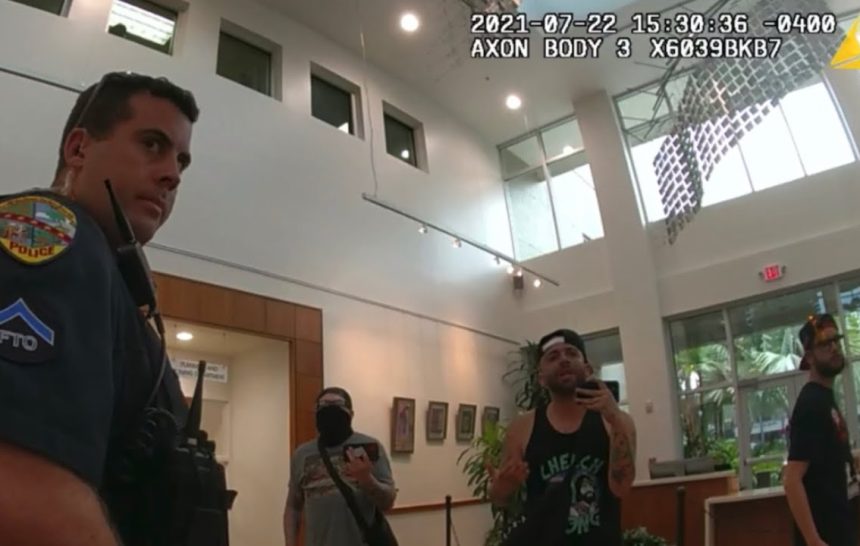 MASSIVE Police Response For Filming In A Public Lobby FOIA From Palm Beach Gardens @AuditingAmerica