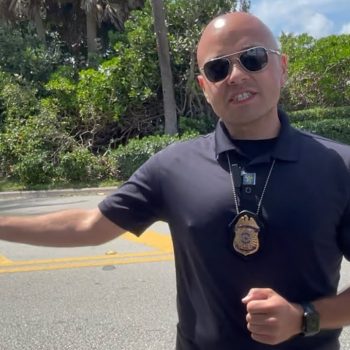 Intimidation Fail!! “You will be arrested for walking here!!”