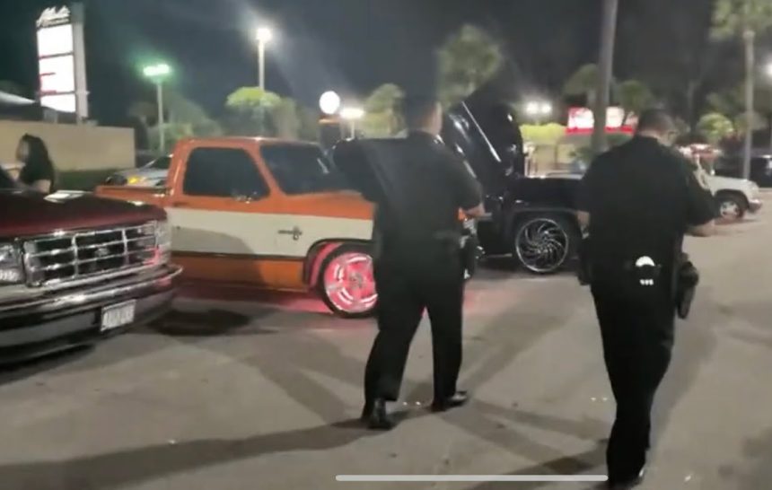 Pulled Over at Car Show