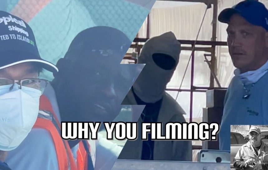 A Sea Of Men TRIGGERED All Because Of My Camera!! Port Of The Palm Beaches 🚢