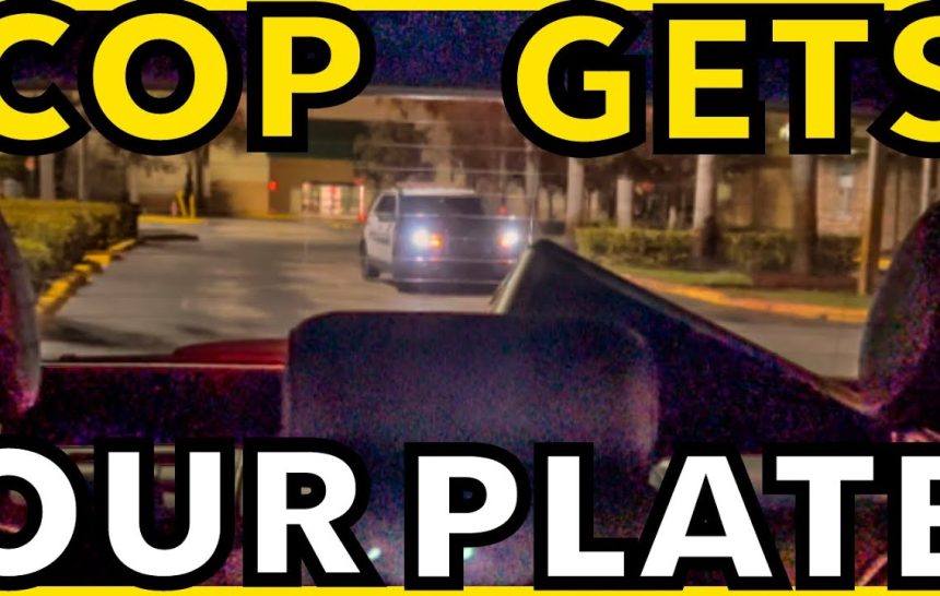 Cop Runs From Camera