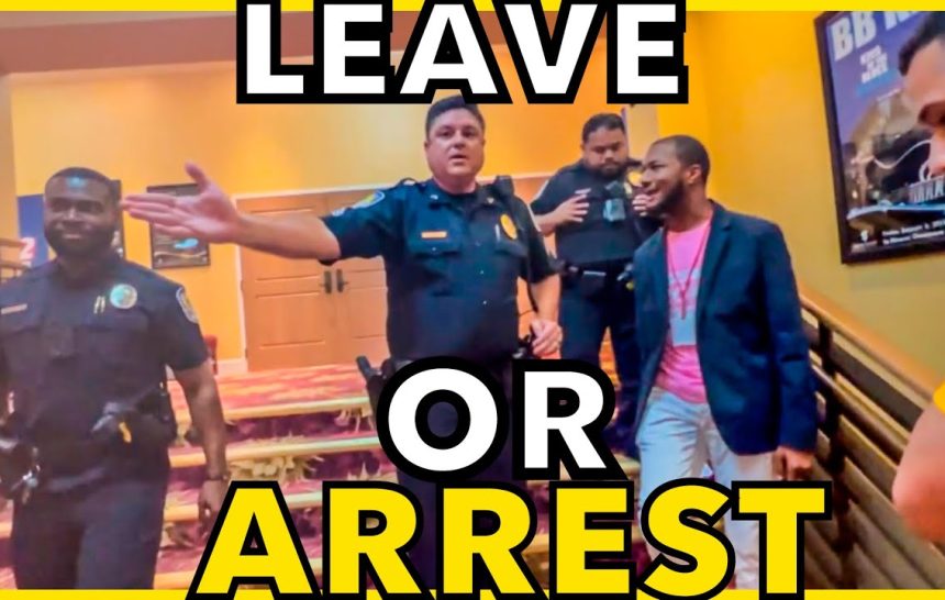 Arrested On Sidewalk For Free Speech At Debate!