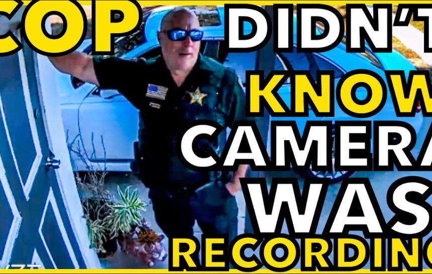 Cop Caught On Home Surveillance Camera Bad Mouthing Me