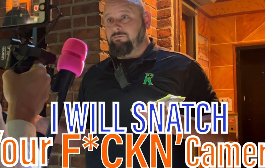 Bootlicking Bouncer & Jake “I Will Snatch Your Fkn’ Camera!!”