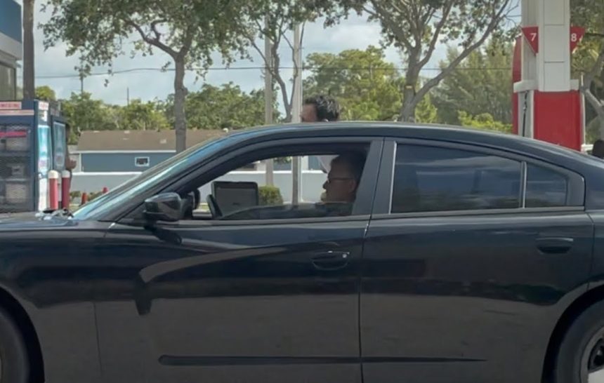 Cop Messing With The Public?