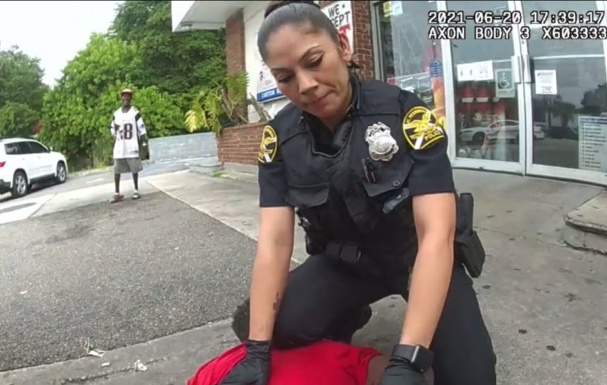 Angry Lady Cop And Her Partner Caught Brutalizing Disabled Man!!! Tased 4 Times !! ￼
