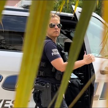 Angry Female Cop Who Demanded ID At Health Department Spotted Again! Did Her Attitude Change?