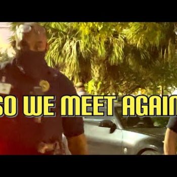 Same Sergeant Different Day, No Arrest This Time!  Palm Springs Police Cop Watch