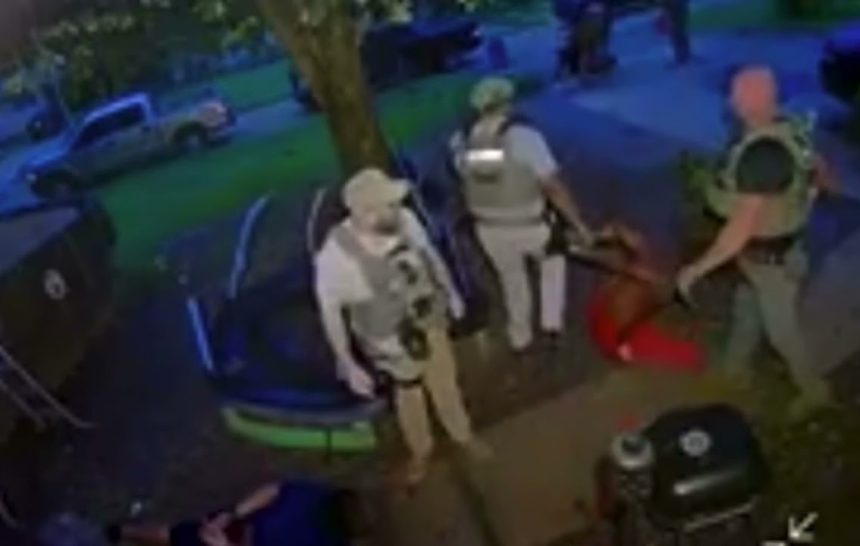 US Marshal Caught Hitting Handcuffed Suspect! Ring Doorbell Camera Footage