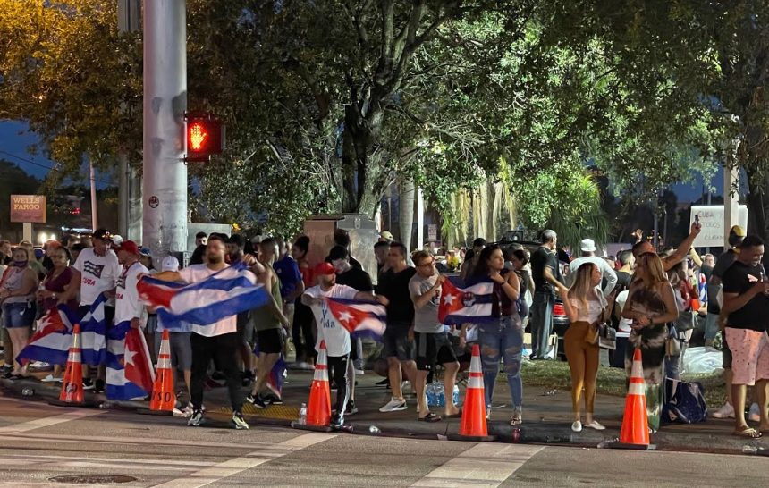 South Florida Cuban Community Rally Against Communist In Cuba