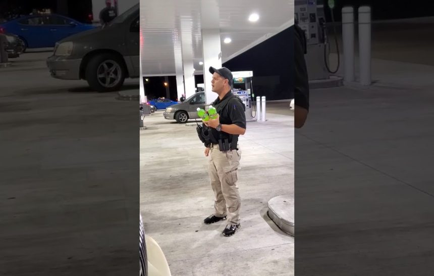 Was this the real police?  You decide