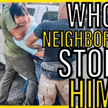 Teen Hit & Run Drunk Driver Gets Neighborhood Justice After Crashing Into Home & Many Cars!