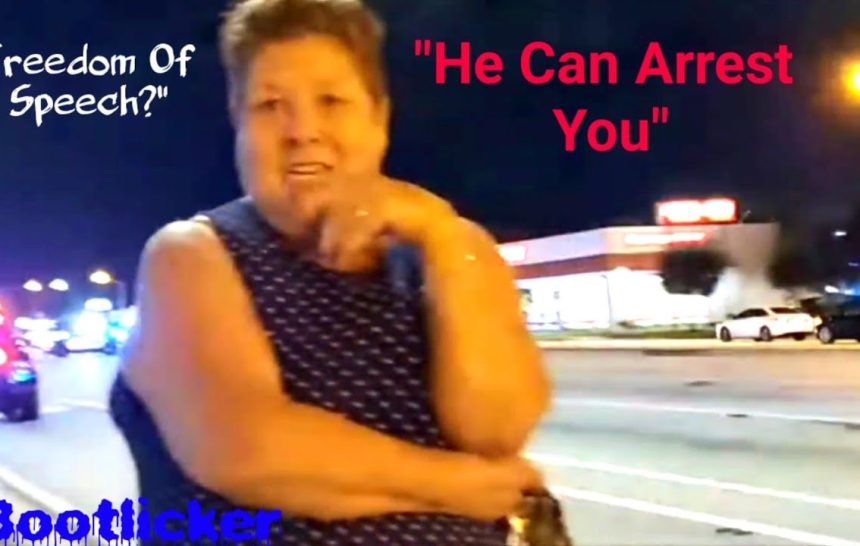 “He Can Arrest You For Saying That!” Says Bootlicker